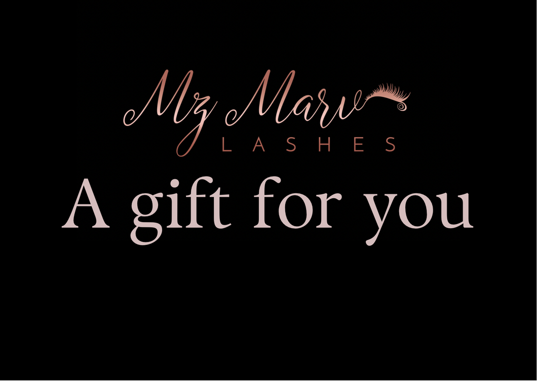 Mz Marv Lashes Gift Card